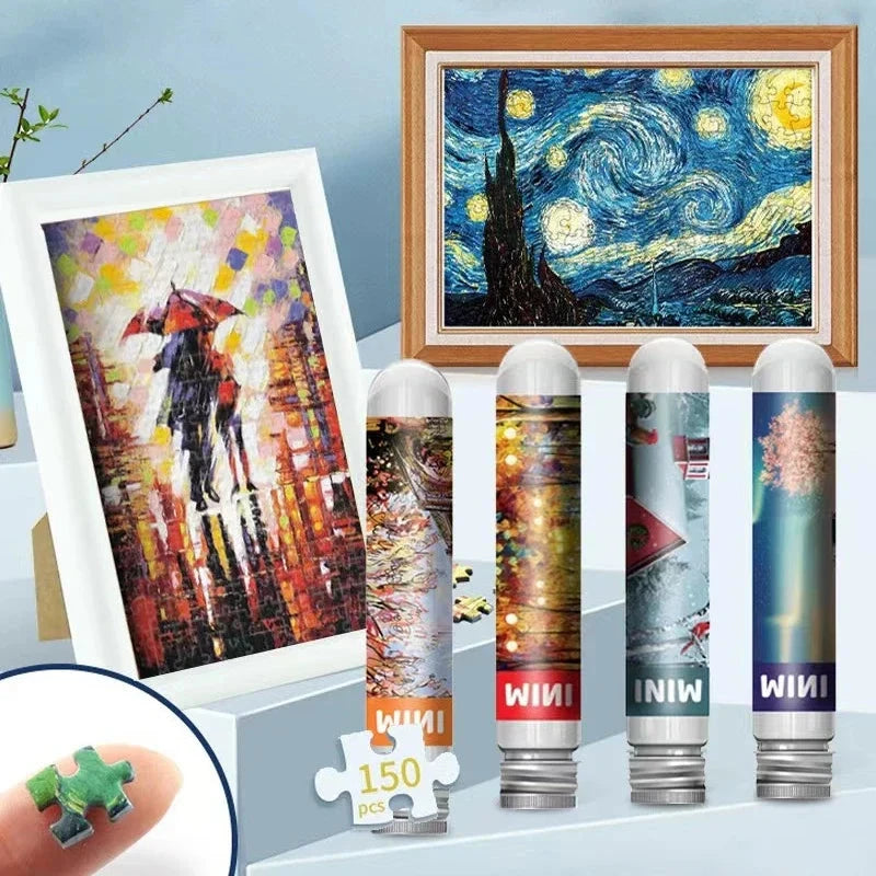 Tube de puzzle de 150 pièces Santa Secret